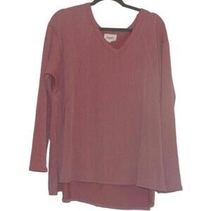Andrée by Unit Women's Long Sleeve‎ V-Neck Top